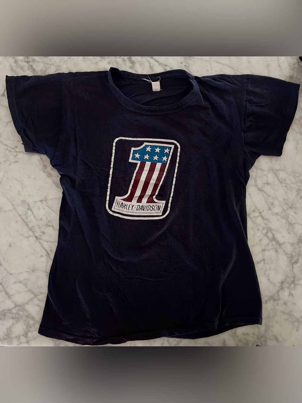 1970s Vintage Harley-Davidson AMF #1 Tee